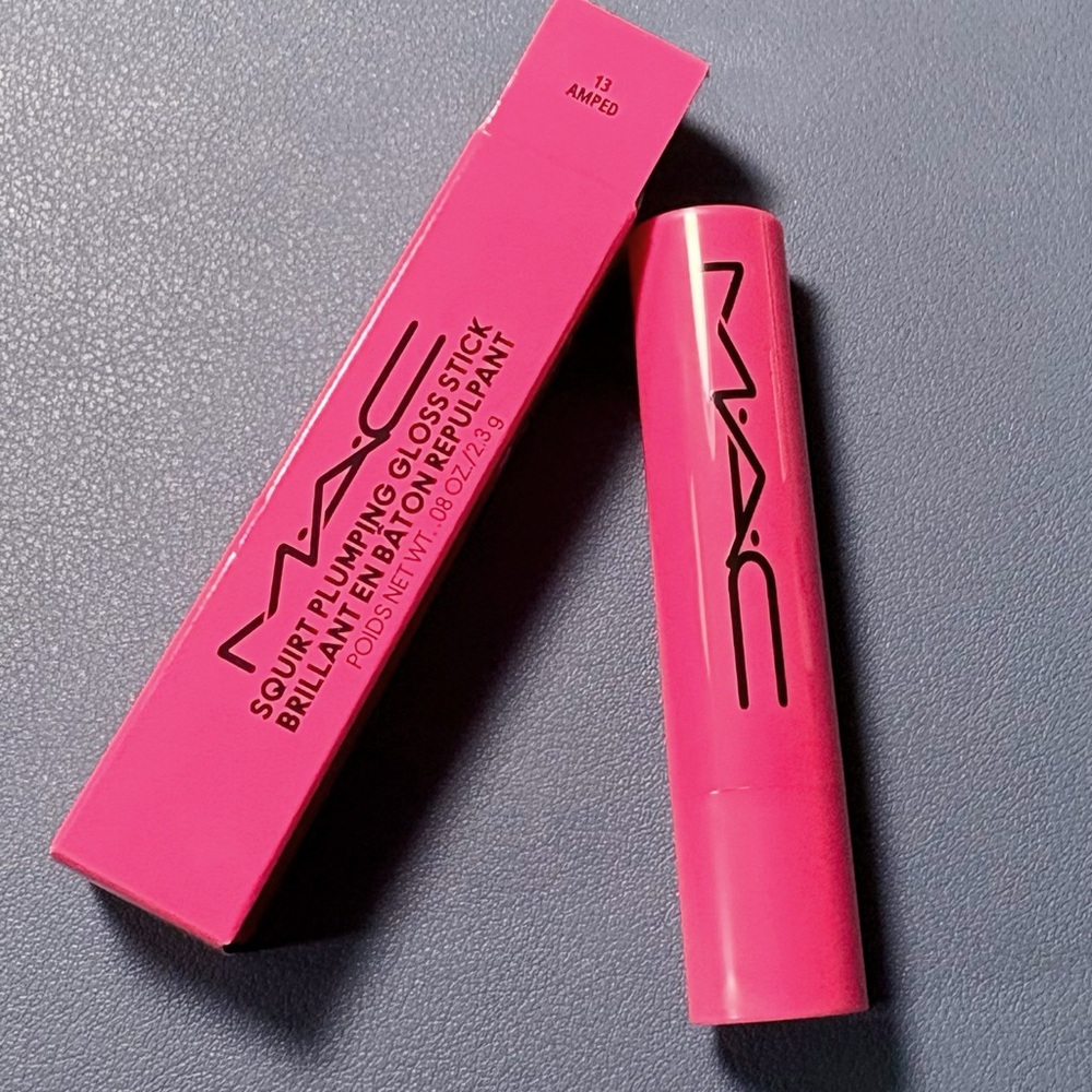 Mac Squirt Plumping Gloss Stick 13 AMPED - Size 0.08 Oz. / 2.3 g - Brand New